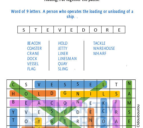 Answer Word Search Maritimafrica n°2