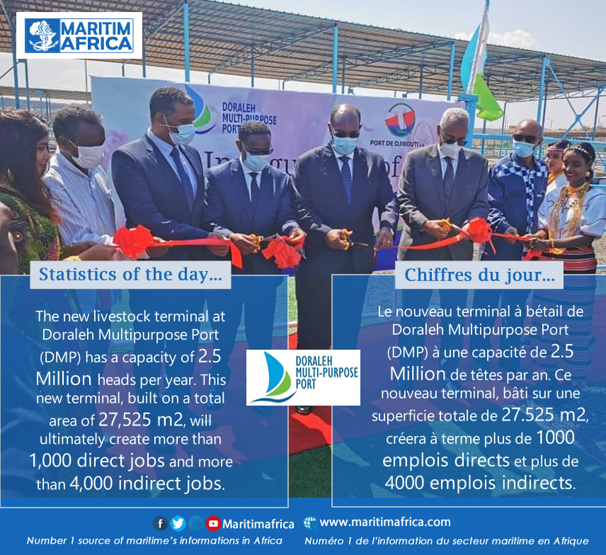 Statistics of the day : The new livestock terminal at Doraleh Multipurpose Port