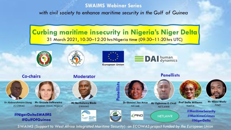 SWAIMS Webinar: “Curbing maritime insecurity in Nigeria’s Niger Delta”