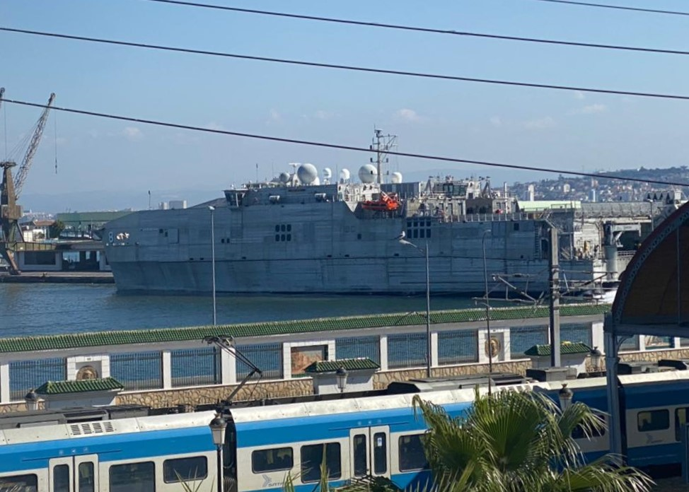 U.S. Transport Ship visits Algiers