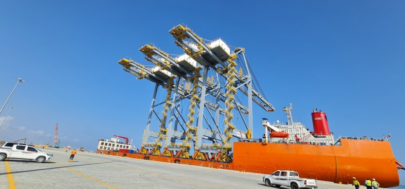 DP WORLD BERBERA REACHES ANOTHER MILESTONE IN DEVELOPMENT OF BERBERA PORT – Three new ship-to-shore gantry cranes arrive