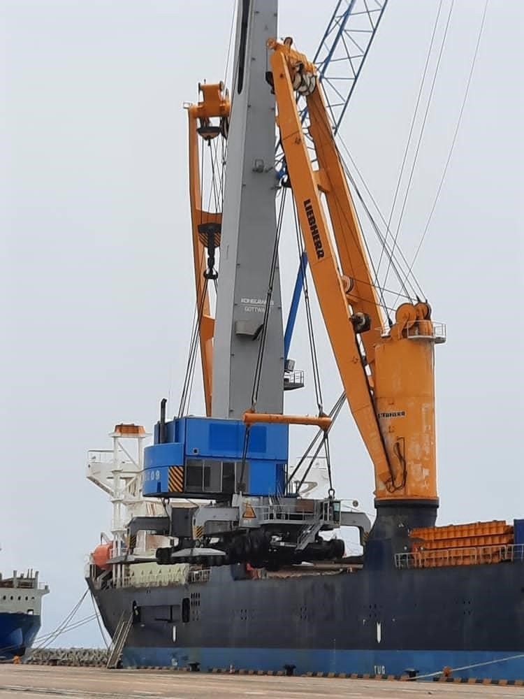 Kribi Container Terminal (KCT), strengthens its capabilities with a new mobile crane