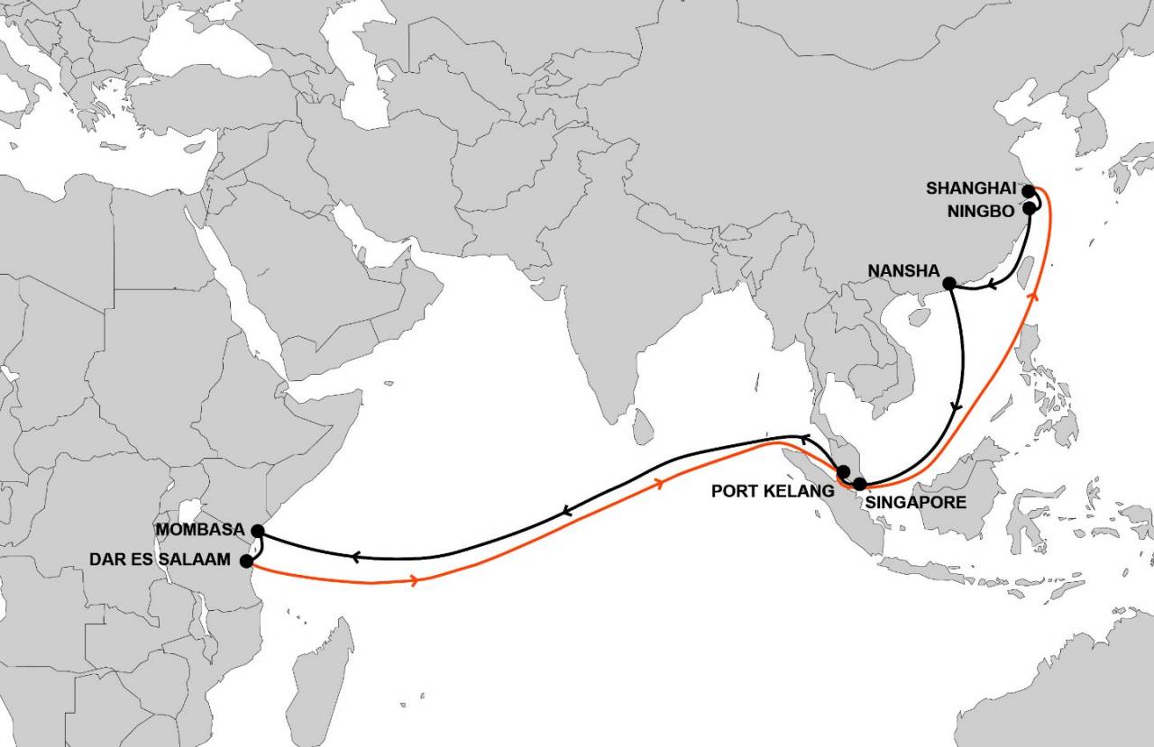 Hapag-Lloyd enhances Asia – East Africa connections with new service