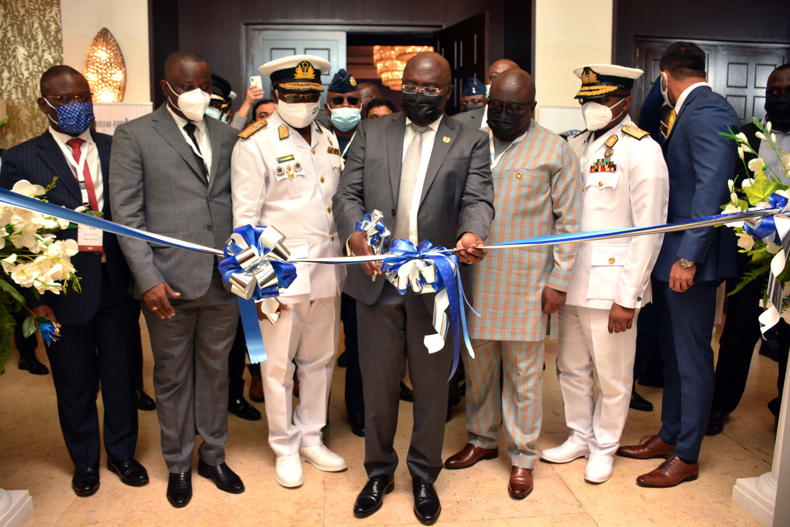 International Naval and Air Forces Leaders speaking at the 2nd International Maritime Defence Exhibition and Conference in Accra 7-8 July