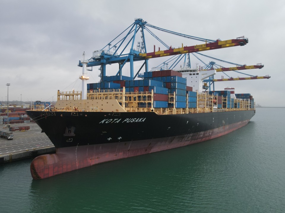 One of PIL’s largest vessels calls Ghana