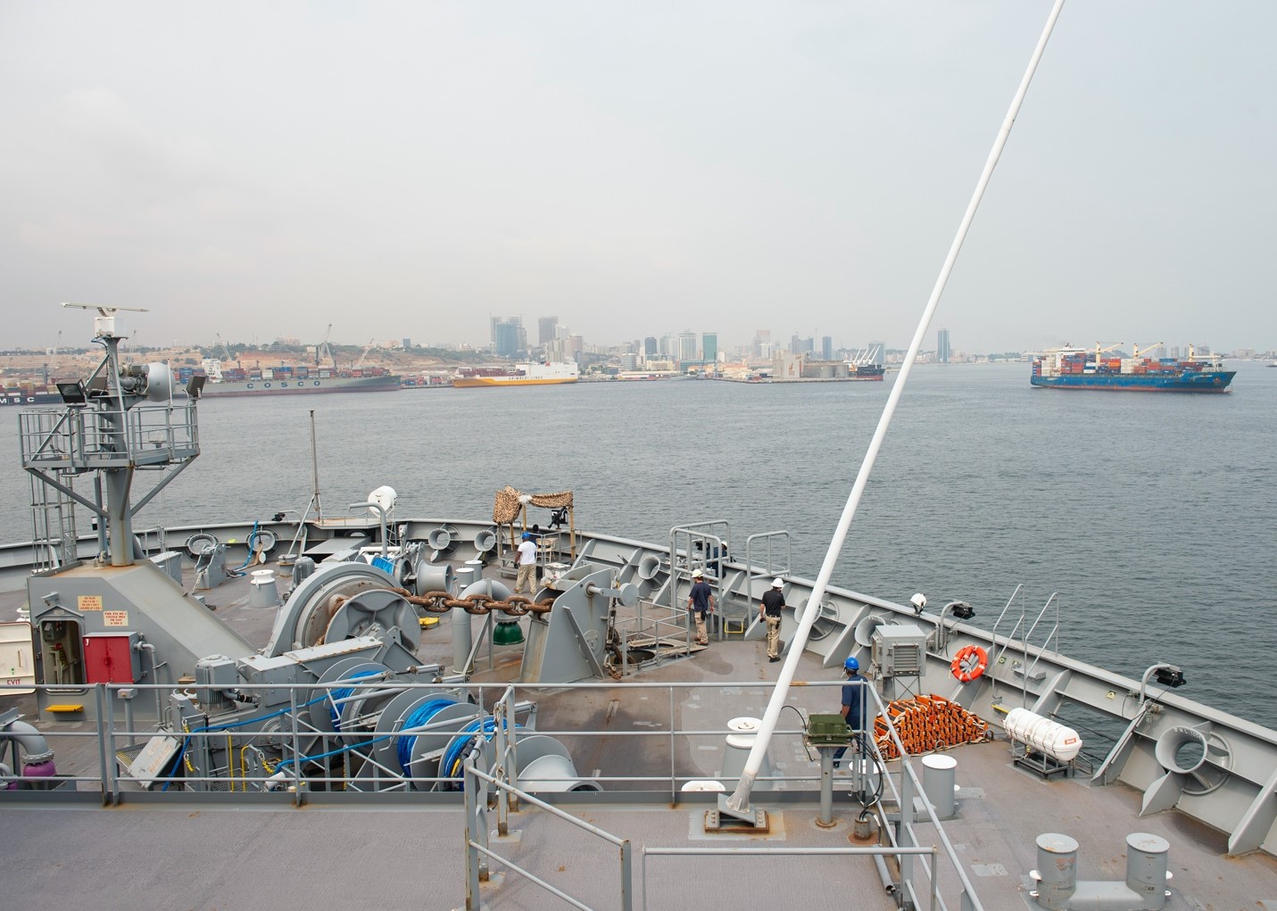 USS Hershel “Woody” Williams Arrives in Angola