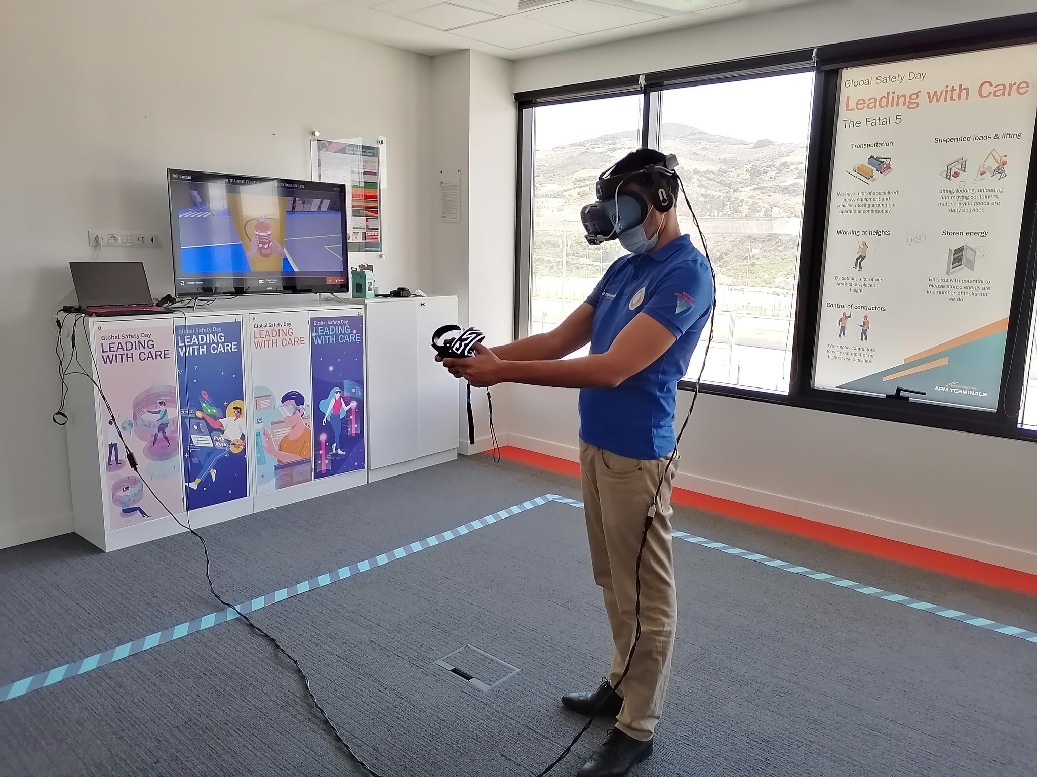 Morocco : Virtual reality brings safety training to life at APM Terminals MedPort Tangier