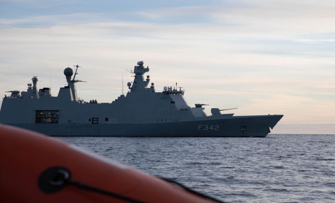 The Danish frigate Esbern Snare to be deployed in anti-piracy operations in the Gulf of Guinea