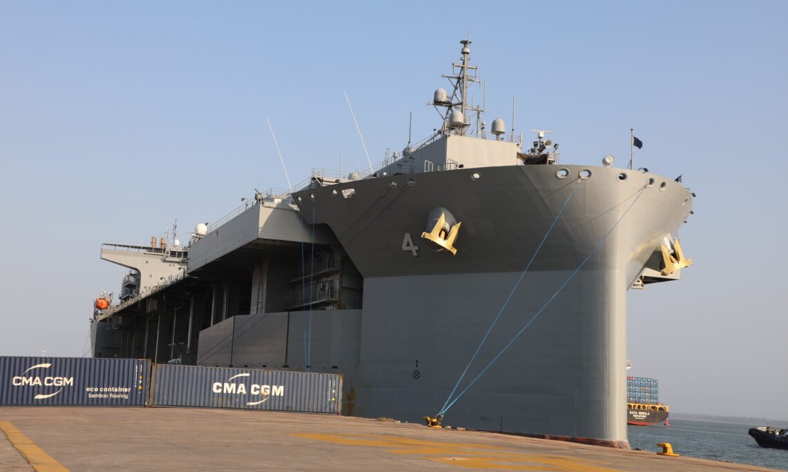 USS Hershel “Woody” Williams Navy Ship Visits Maputo, Mozambique