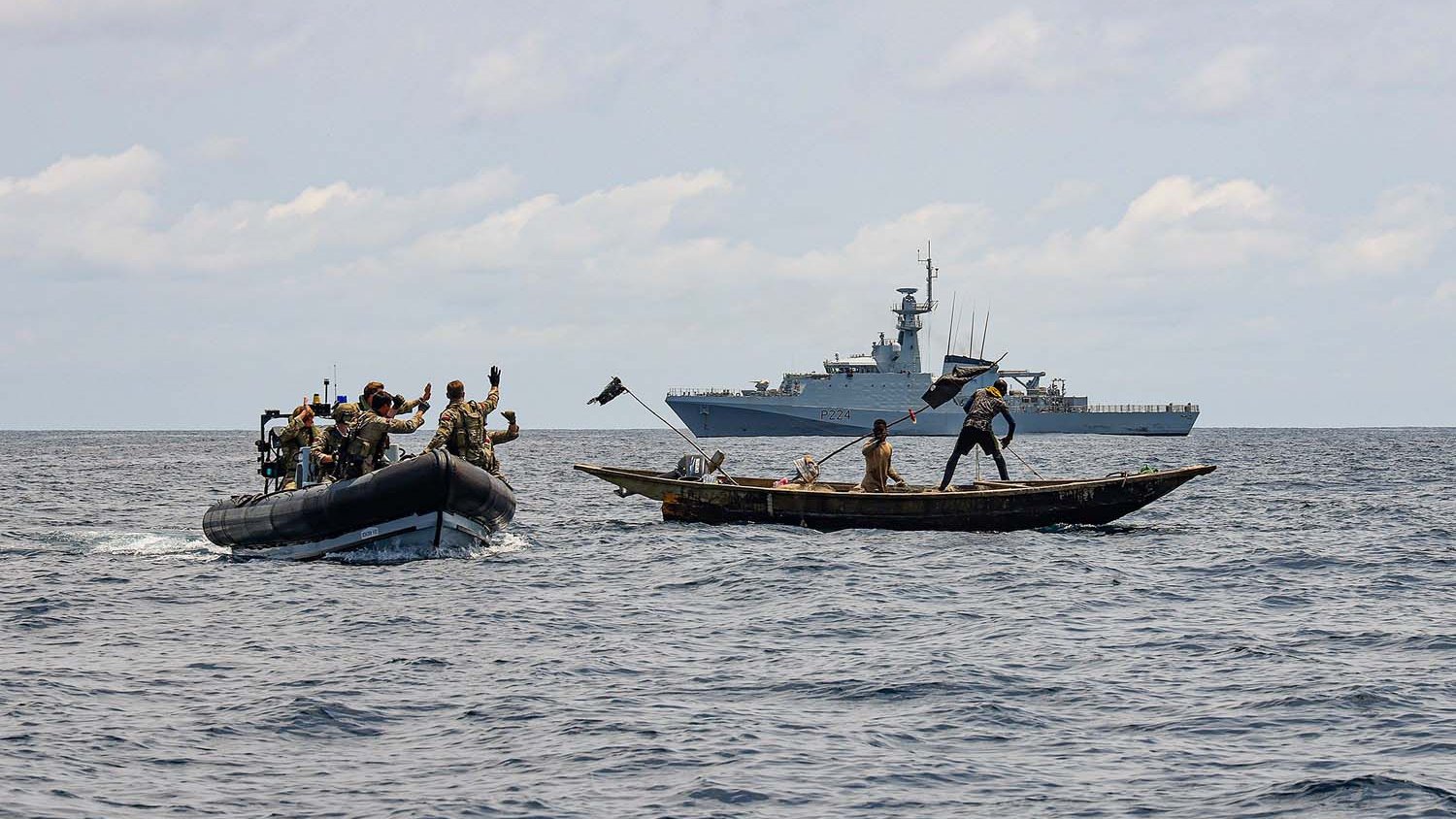 Royal Navy joins international fight against piracy along vital trade route