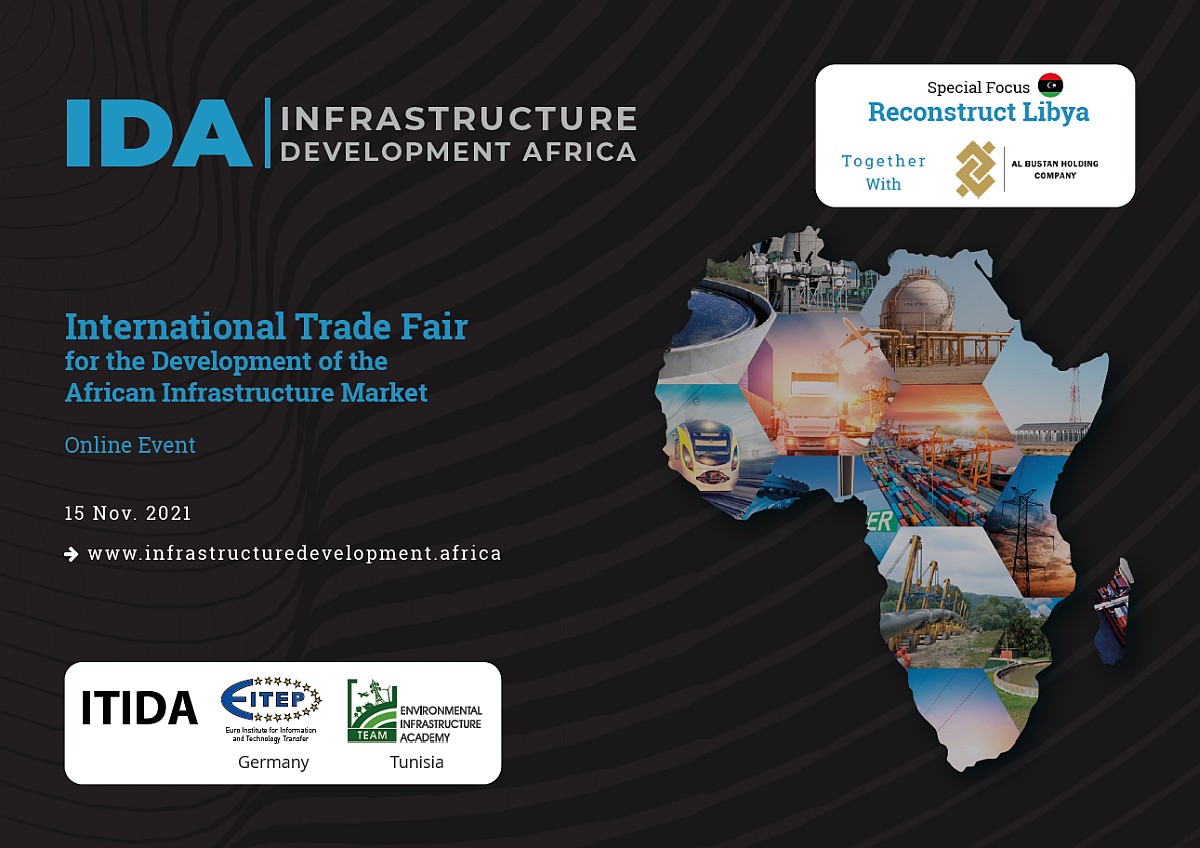 Make an appointment for the International Trade Fair for the Development of the African Infrastructure Market : IDA 2021