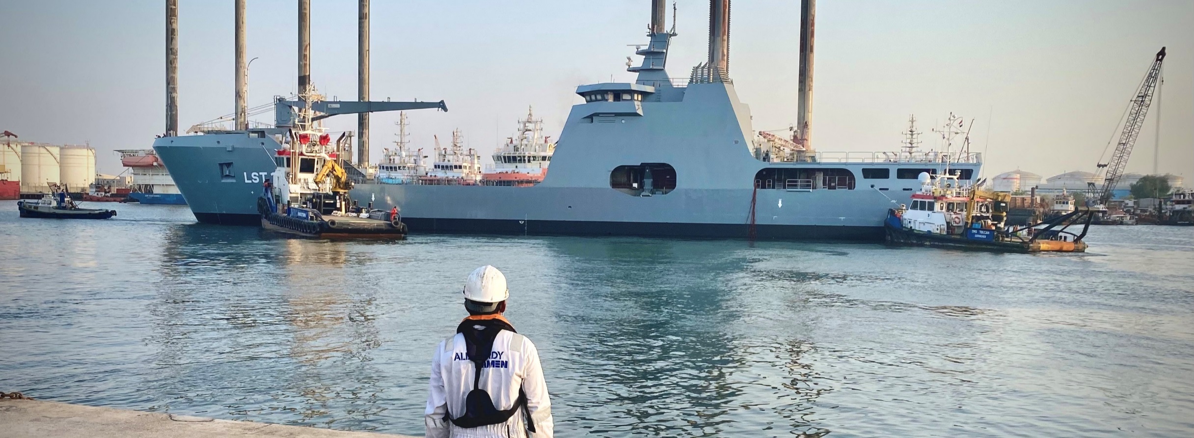 New Damen Landing Ship Transport (LST) 100 for Nigerian Navy launched at Albwardy Damen, Sharjah