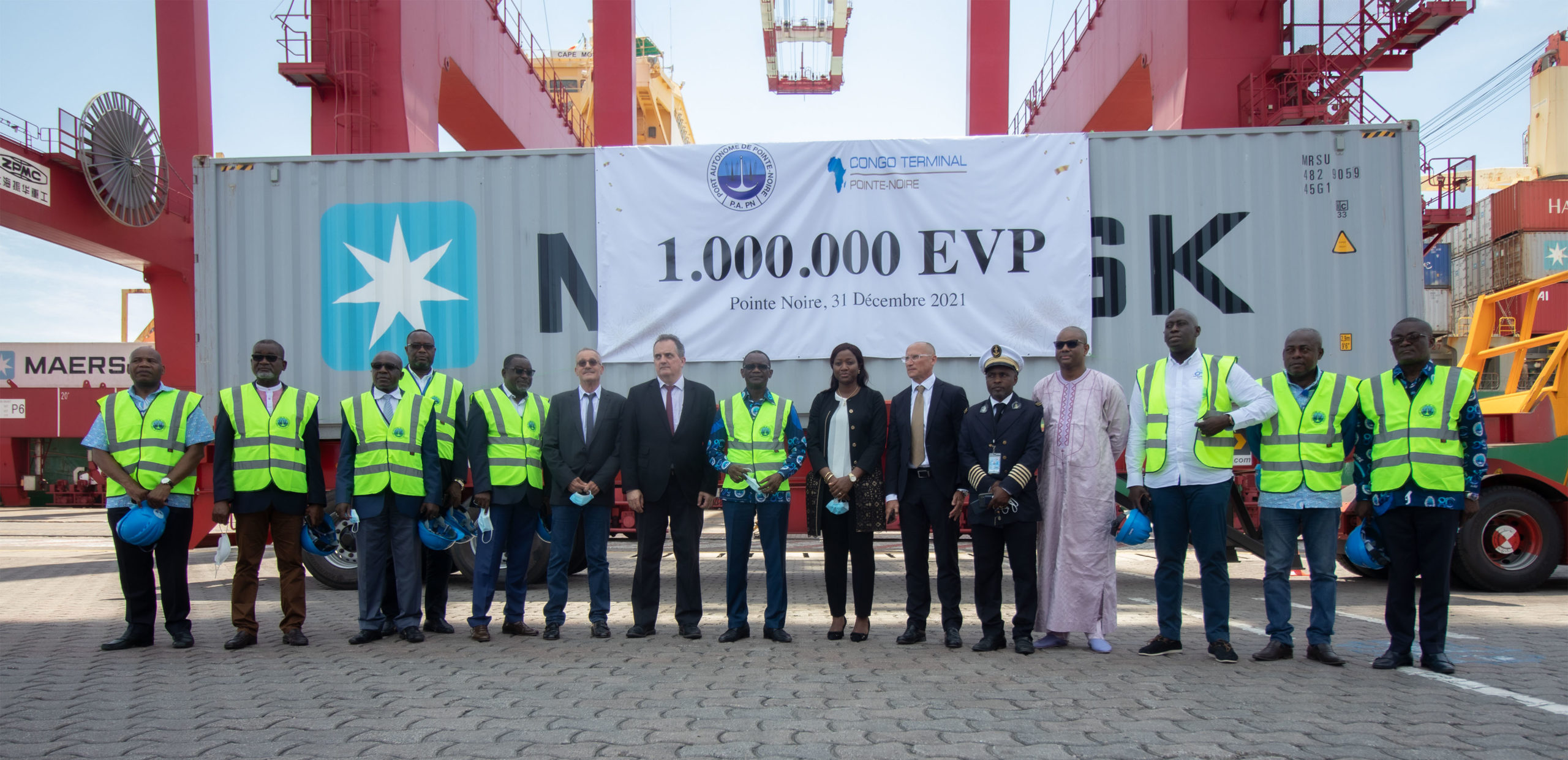 CONGO TERMINAL TOPS HISTORIC VOLUME BY HANDLING OVER A MILLION CONTAINERS IN 2021