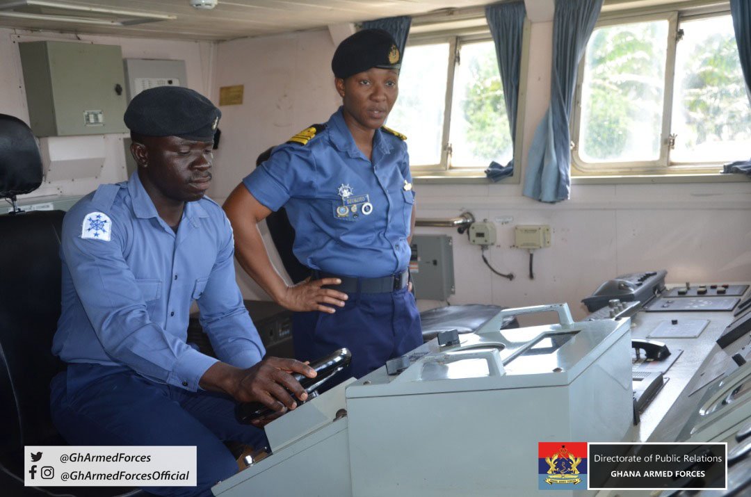FIRST FEMALE COMMANDING OFFICER OF GHANA NAVY SHIP SAILS TO NIGERIA FOR MARITIME EXERCISE