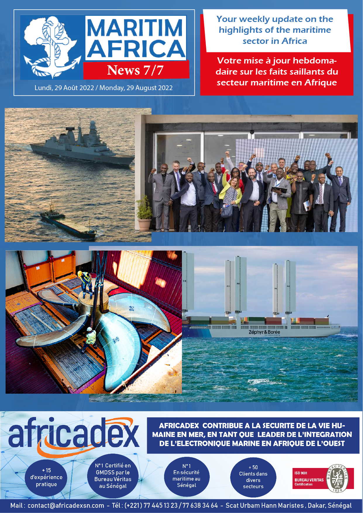 Maritimafrica News 7/7 (Week of 22 – 28 august 2022)