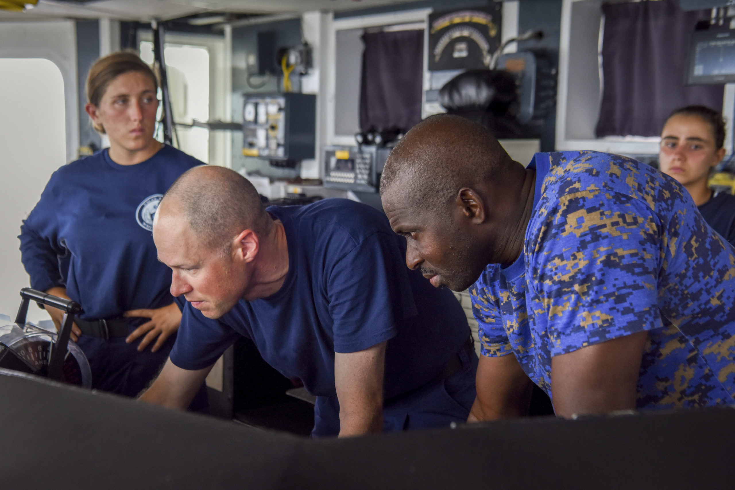 U.S. Coast Guard Cutter Mohawk crew calls port in The Gambia, Sierra Leone