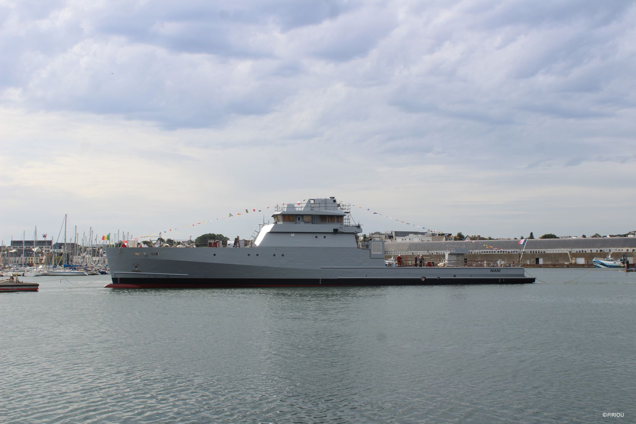 “NIANI”, the second of the three offshore patrol vessels ordered by Senegal has just been launched