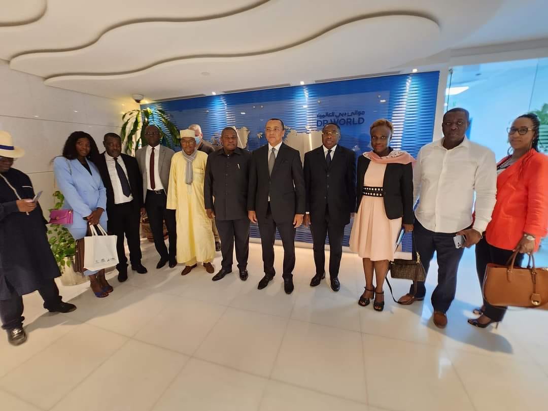 A delegation from the Douala Port Authority in Dubai