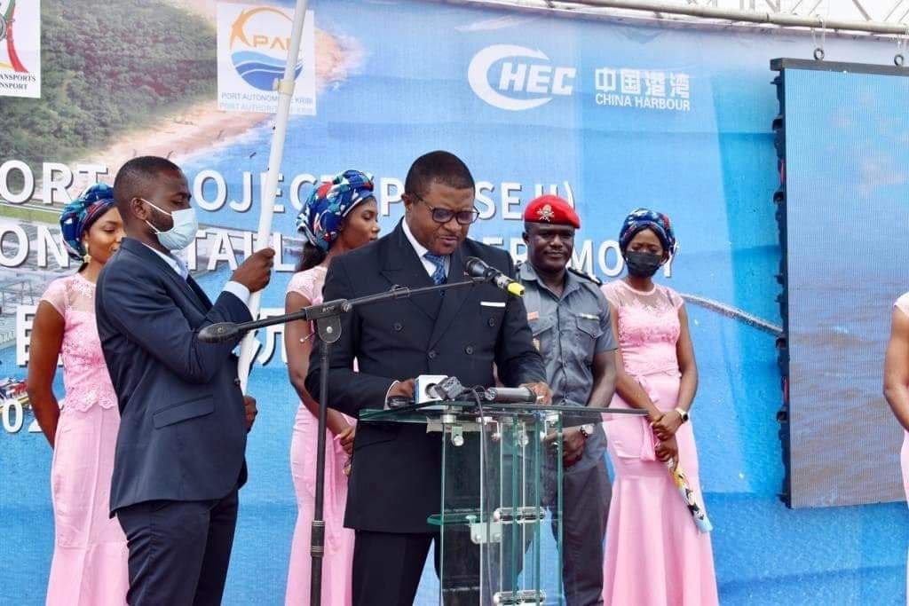 Cameroon: Launching of the first caisson of the quays of the deep water port of Kribi
