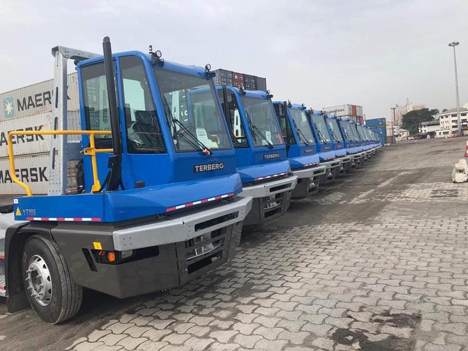 Cameroon: Régie du Terminal à Conteneurs (RTC) of the Douala Port Authority receives 20 new port tractors