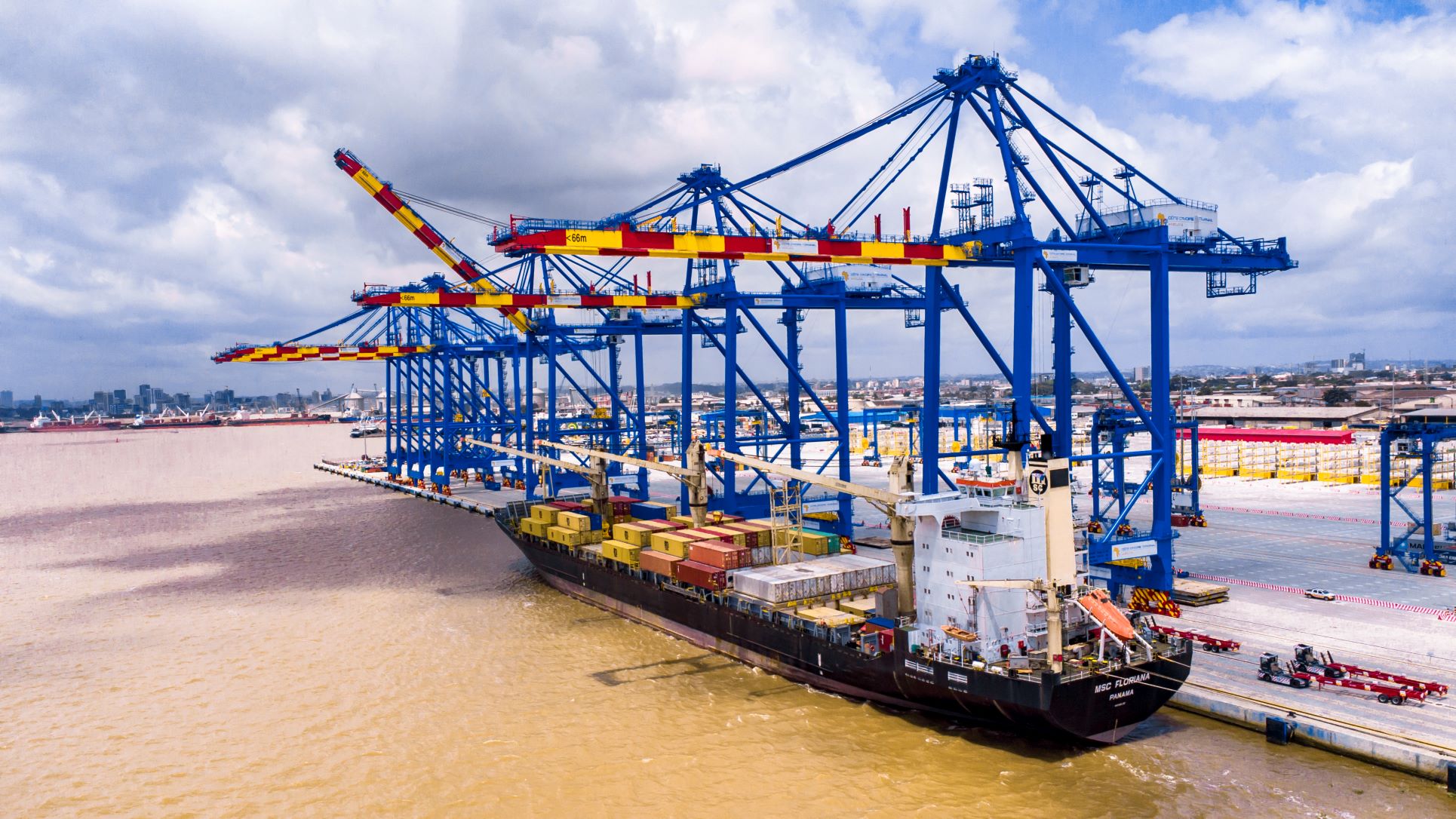 CÔTE D’IVOIRE TERMINAL SUCCESSFULLY COMPLETES THE FIRST TEST PORT CALL AT THE NEW CONTAINER TERMINAL IN THE PORT OF ABIDJAN
