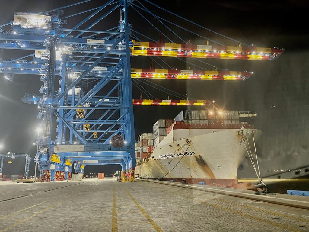Maersk carries out a test call at the new Cote d’Ivoire container terminal (CIT)