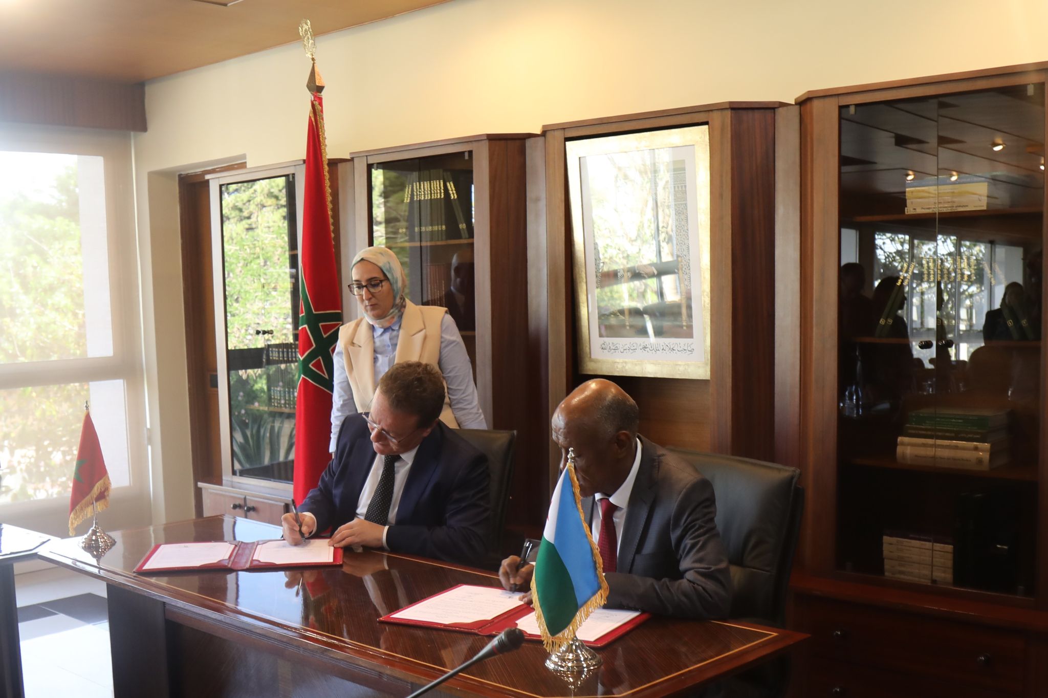 The Kingdom of Morocco and Djibouti sign a cooperation agreement in maritime and merchant marine