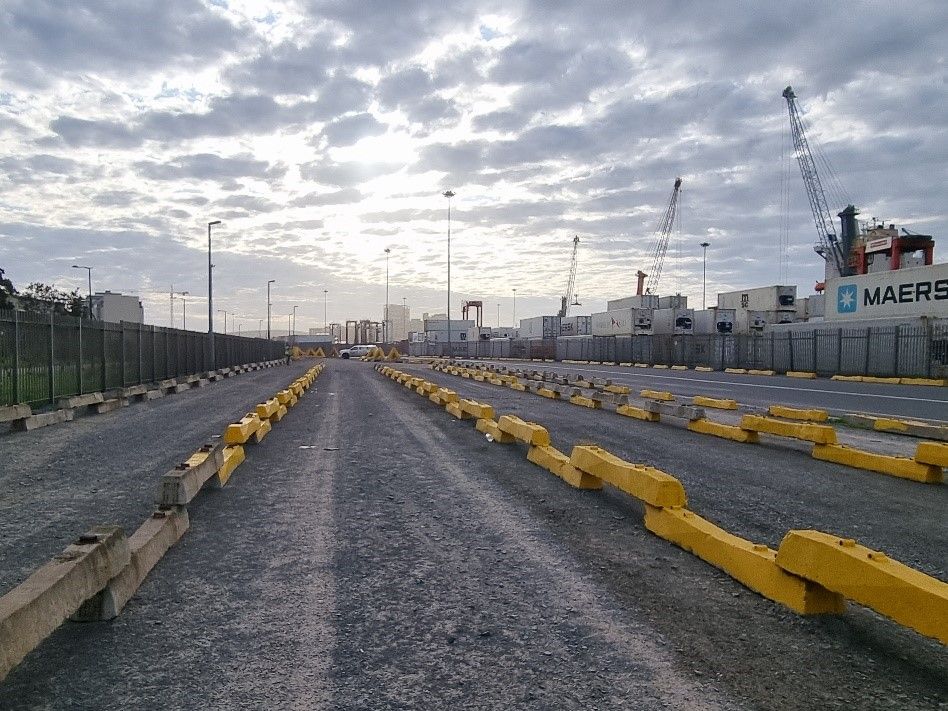 South Africa : Completion of Port of Cape Town Interim Truck Staging Area Set to Improve Traffic Flows