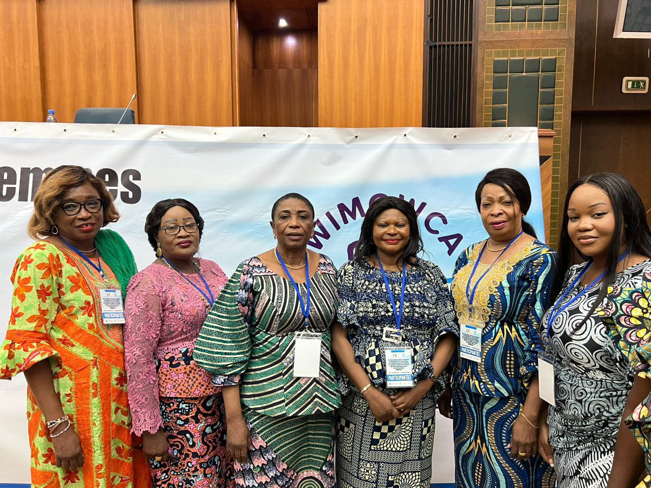 The women of WIMOWCA DRC, strongly represented at the first Annual General Assembly and Conference of the Association in Dakar