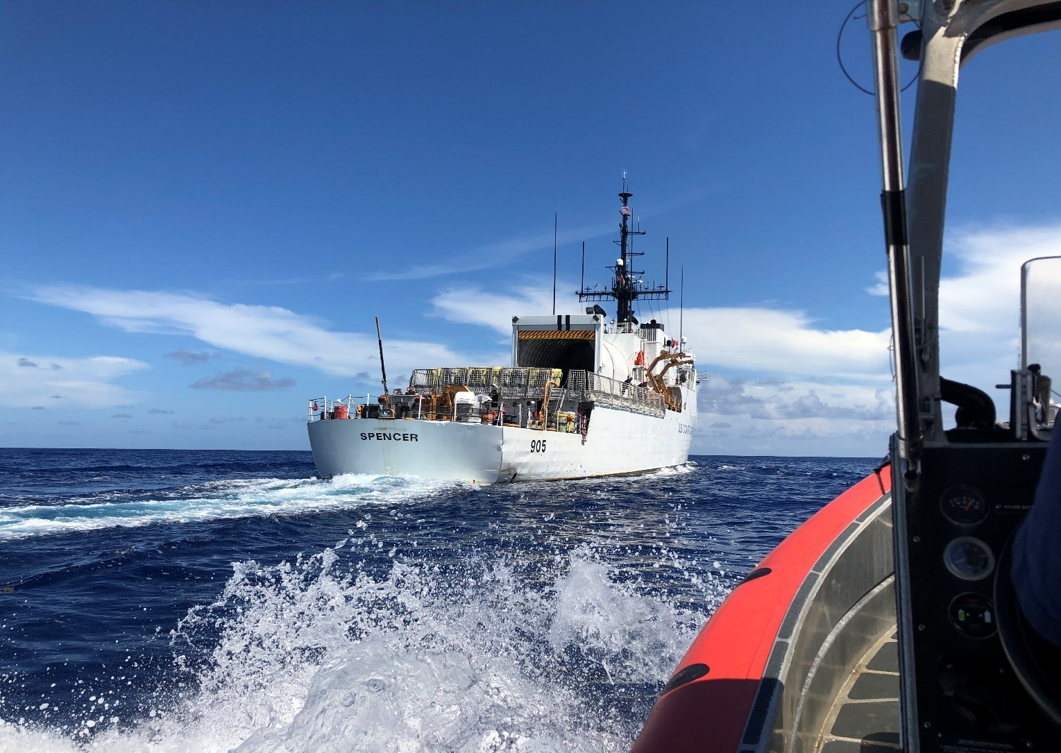 USCGC Spencer (WMEC 905) arrives in Praia, Cabo Verde