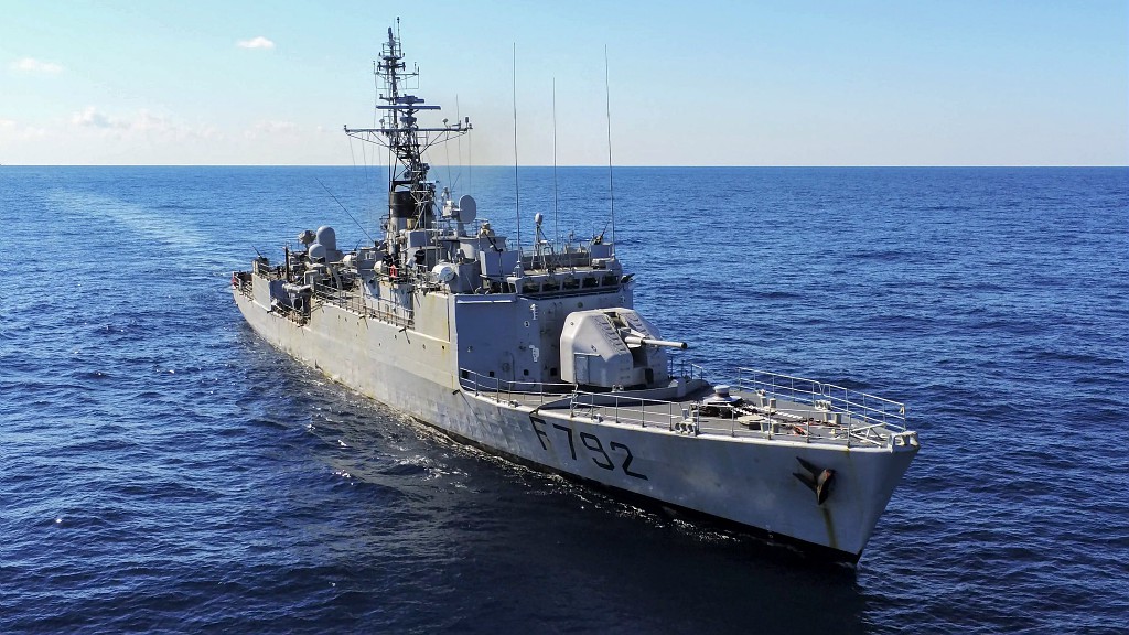 France has sent a patrol boat to search for a pirated ship in the Gulf of Guinea