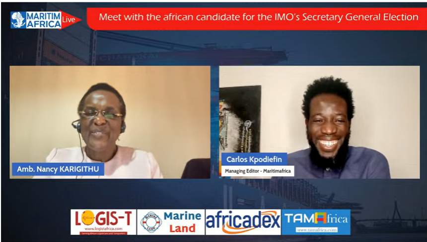 Maritimafrica live : Meet with the african candidate for the IMO’s Secretary General Election