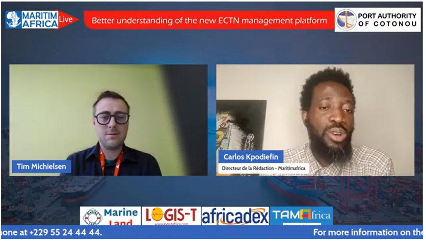 Maritimafrica Live : Port Authority of Cotonou – Better understanding of the new ECTN management platform