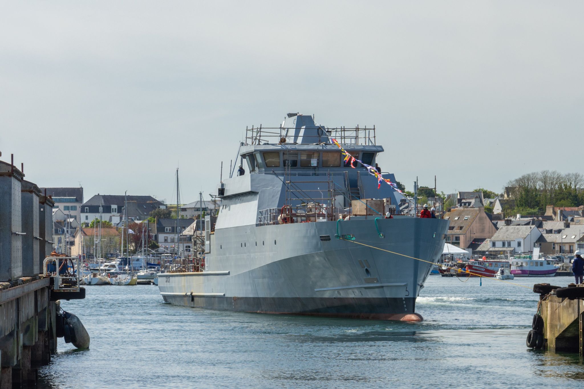 The “CAYOR”, the third offshore patrol vessels ordered by Senegal has just been launched