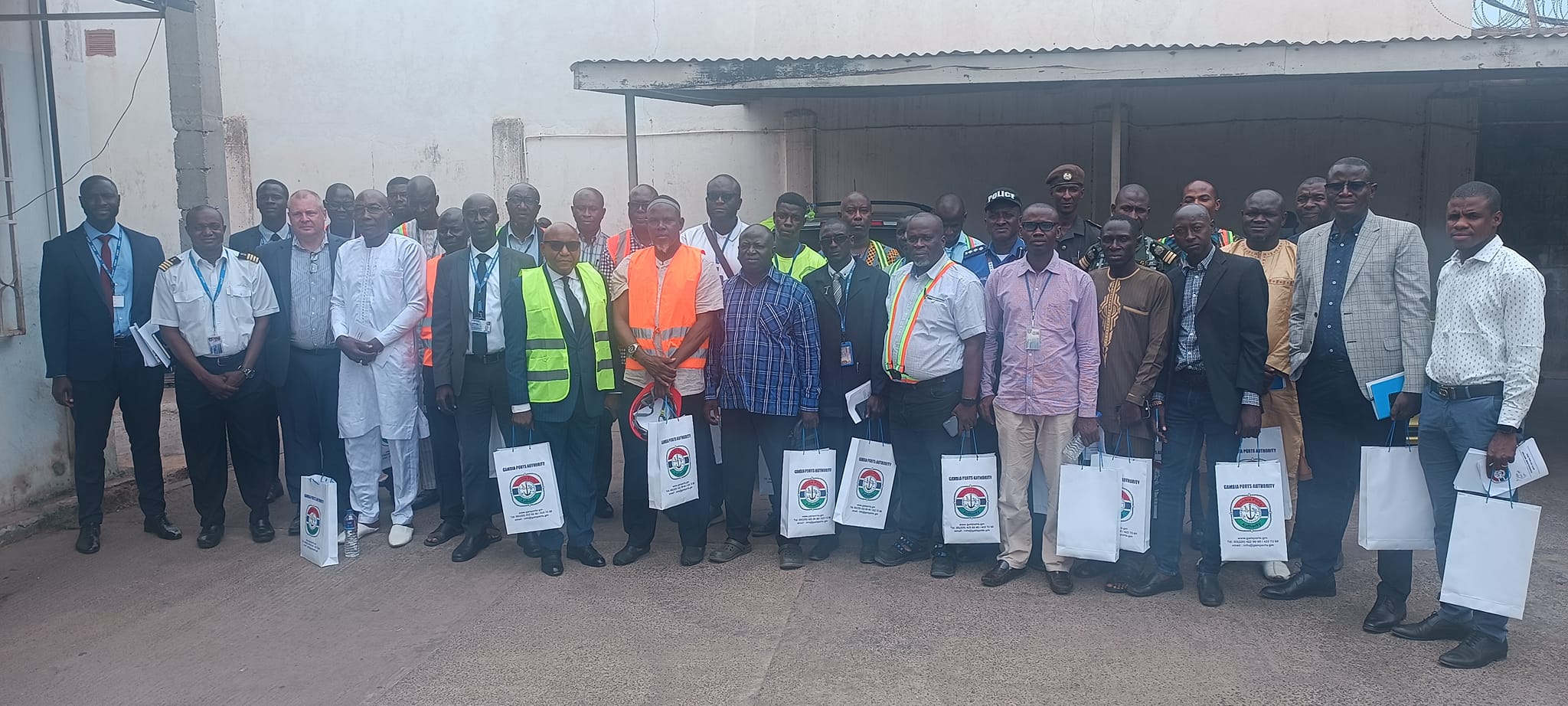 Gambia Ports Authority management interfaces with port stakeholders