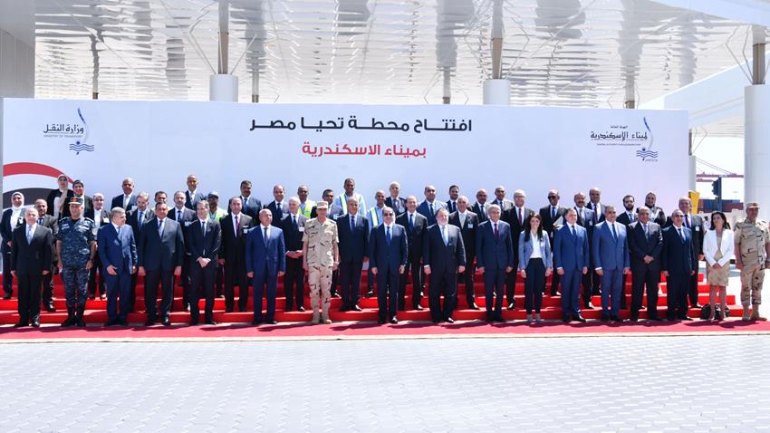 Egypt: President El-Sisi Opens Tahya Misr Terminal