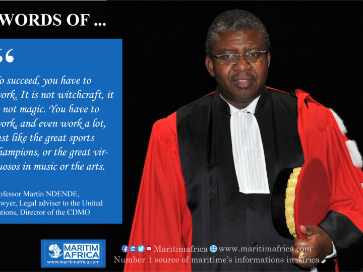 Words of Professor Martin NDENDE, Lawyer, Legal adviser to the UN, Director of the CDMO