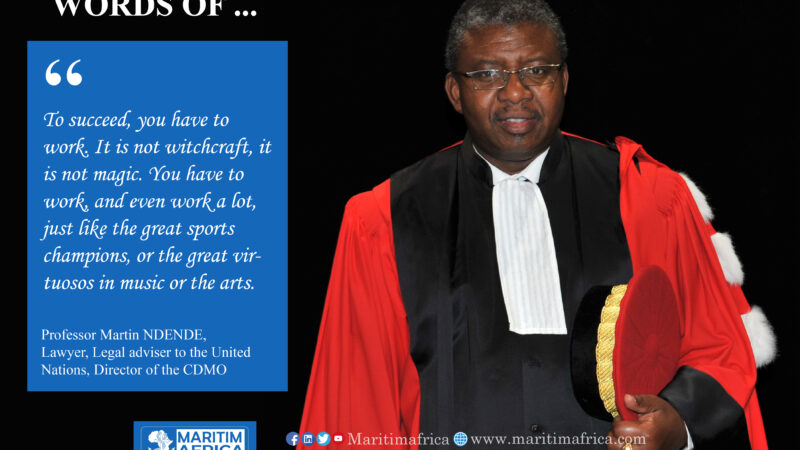 Words of Professor Martin NDENDE, Lawyer, Legal adviser to the UN, Director of the CDMO