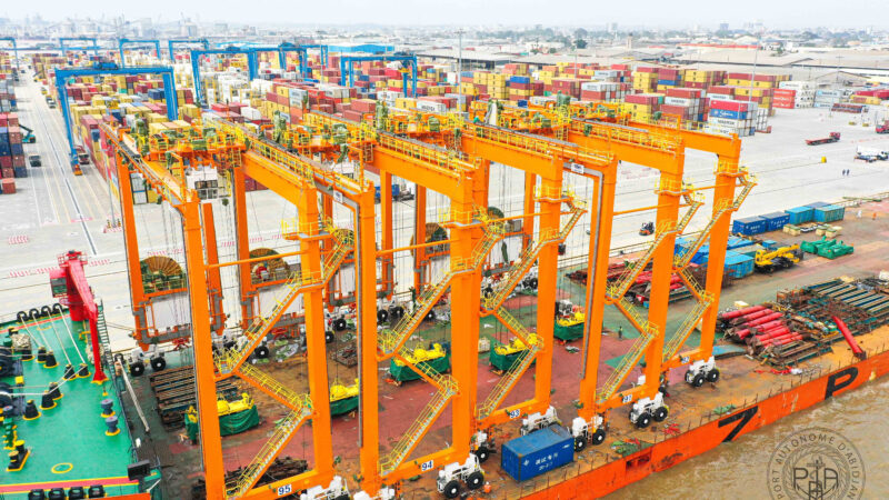 Côte d’Ivoire: New handling equipment to boost capacity at the Port of Abidjan’s second container terminal (TC2)
