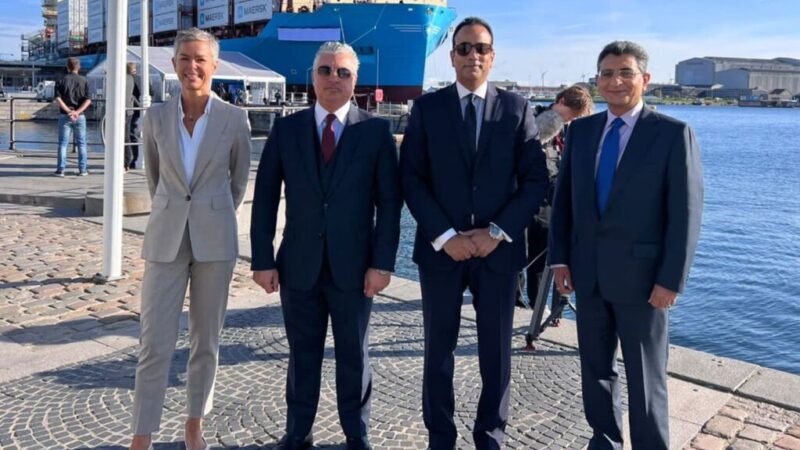 SCZONE participates the naming ceremony of “Laura Maersk” the first methanol vessel