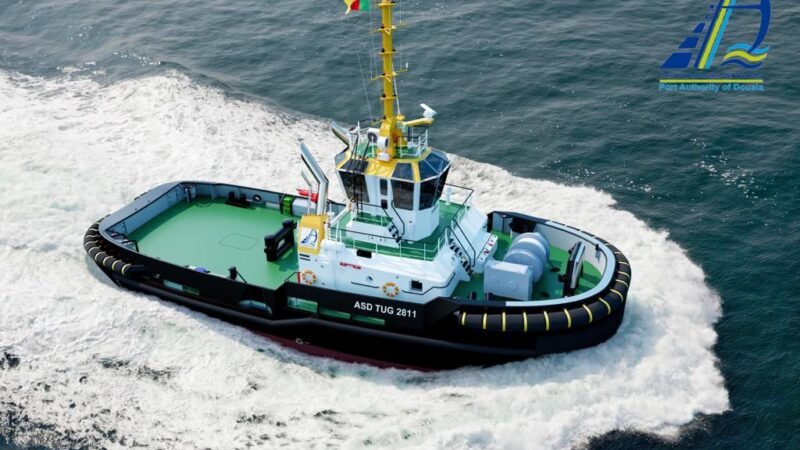 The Port Authority of Douala signs a contract with DAMEN SHIPYARDS GORINCHEM for the purchase of two new ASD 2811 tugs