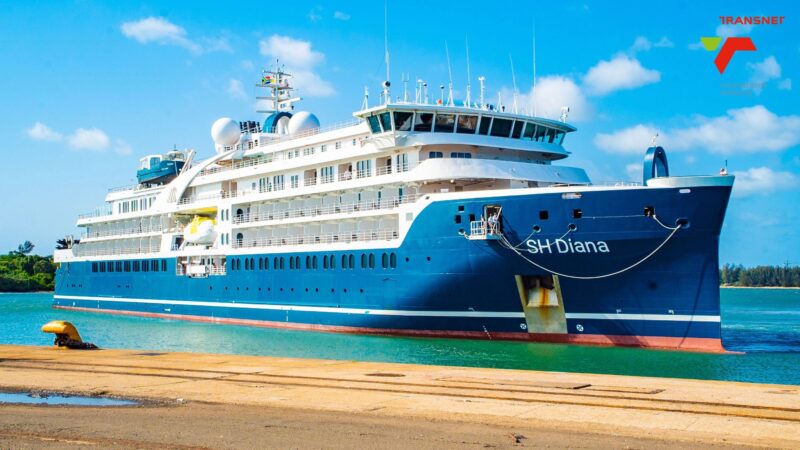 South Africa : Port of Richards Bay welcomes newly built MS SH DIANA to kick off 2023/24 cruise season
