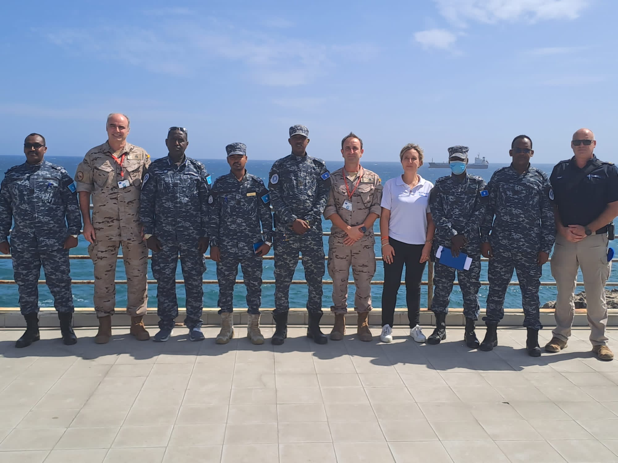 EUNAVFOR Operation Commander visit to Somalia Maritimafrica