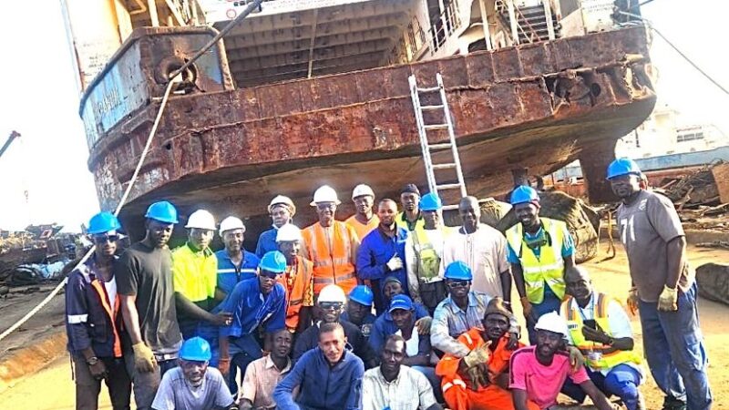 DRY DOCKING OF KUNTA KINTEH FERRY FOR REPAIRS AND INSTALLATION OF NEW ENGINES