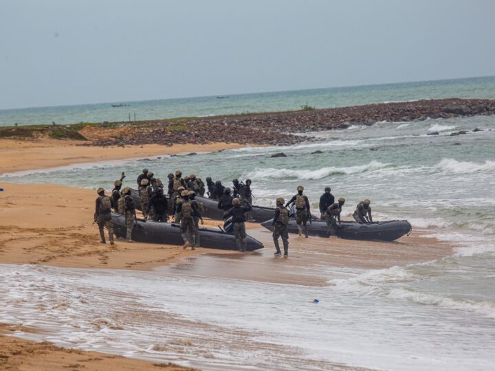 GHANA NAVY FLEXES STRENGTH AT SEA, CONDUCTS EXERCISE SEALION 2024