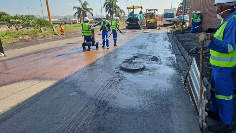 TNPA invests in a comprehensive road rehabilitation project at the Port of Durban