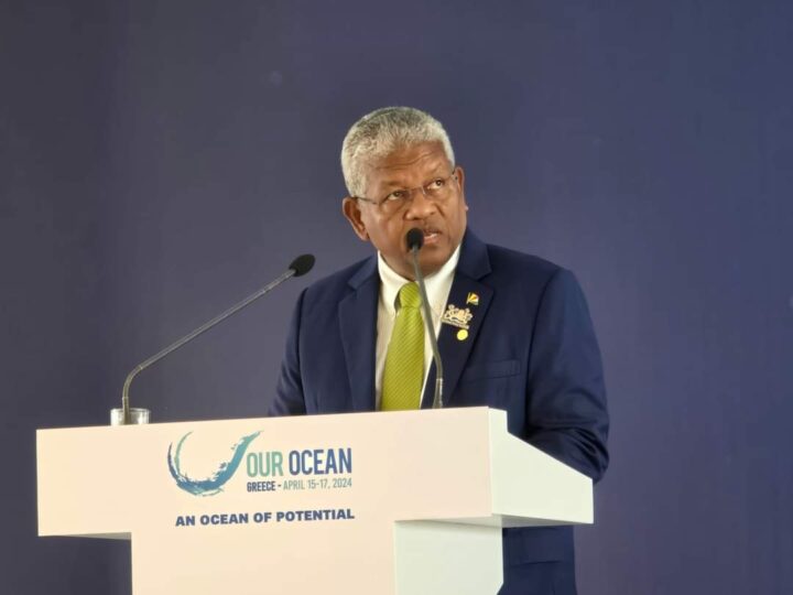 Intervention by President Ramkalawan at the High Ambition and Partnerships for the High Seas in the sidelines of the Our Ocean Conference