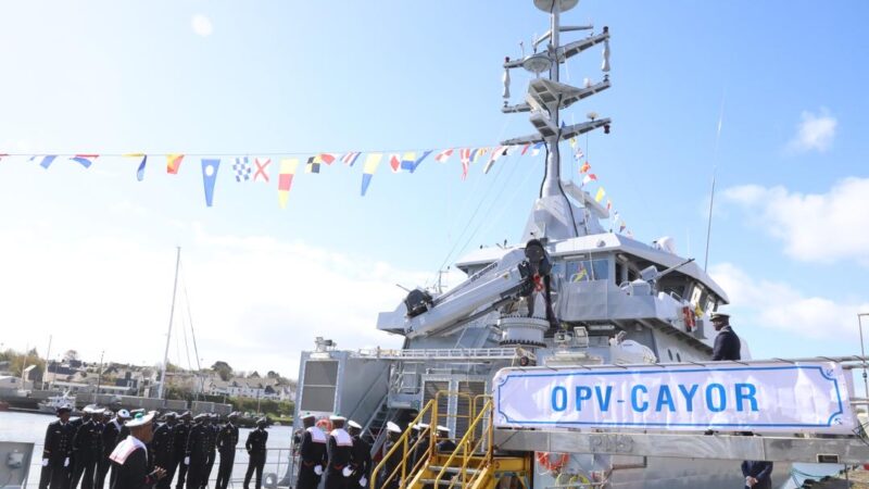 PIRIOU delivers the CAYOR and finalizes the OPV 58 S program for the Senegalese Navy