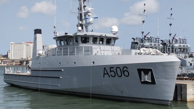 FRENCH SHIPYARD OCEA SA DELIVERS STATE-OF-THE-ART OFFSHORE SURVEY 115 VESSEL TO NIGERIAN NAVY