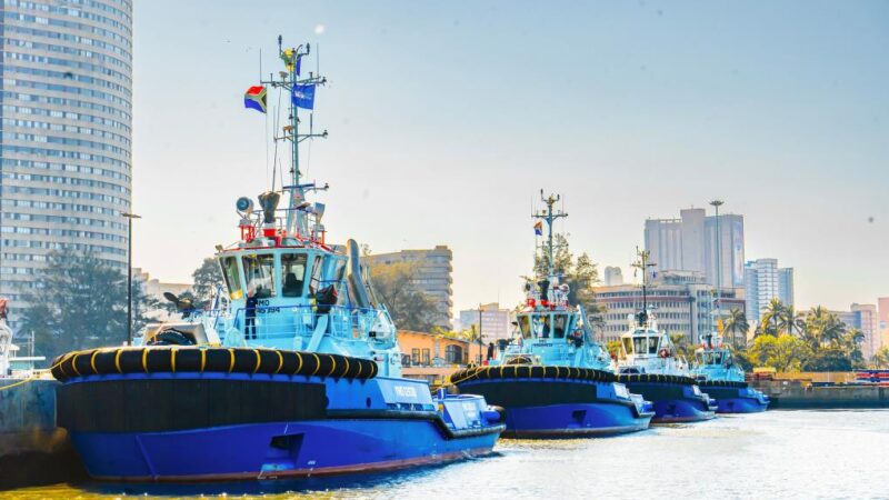 Transnet National Ports Authority welcomes delivery of four new tugboats